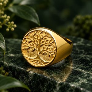 Bague Arbre de Vie Dorée