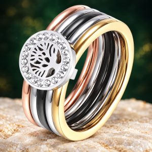 Bague Arbre de Vie Multicolore