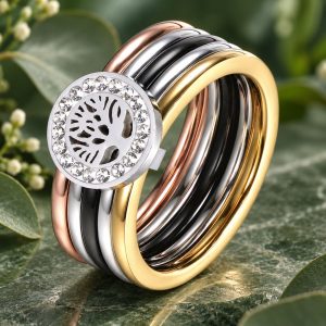 Bague Arbre de Vie Multicolore