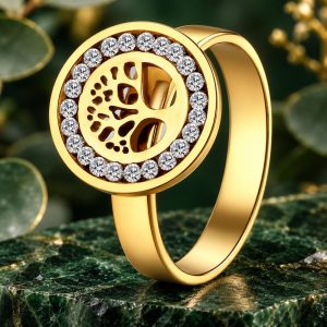 Bague Arbre de Vie Strass