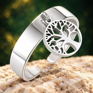 Bague à Breloque Arbre de Vie