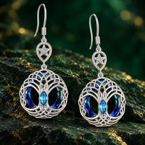 Boucles d'Oreilles Arbre de Vie Celte