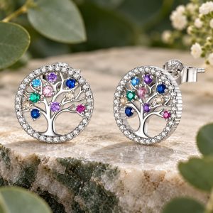 Boucles d'Oreilles Arbre de Vie Femme