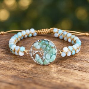 Bracelet Arbre de Vie Amazonite