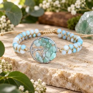 Bracelet Arbre de Vie Amazonite