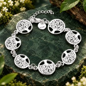 Bracelet Arbre de Vie Femme Argent
