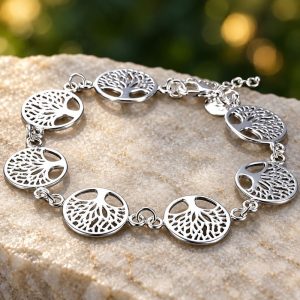 Bracelet Arbre de Vie Femme Argent