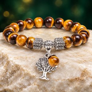 Bracelet Arbre de Vie Œil de Tigre