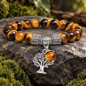 Bracelet Arbre de Vie Œil de Tigre