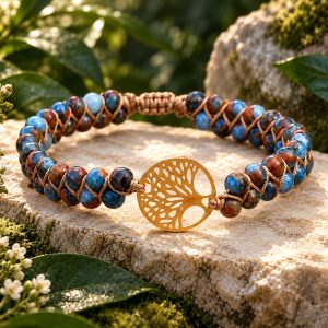 Bracelet Arbre de Vie Pierres Naturelles