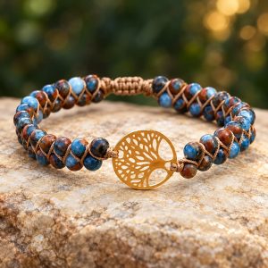 Bracelet Arbre de Vie Pierres Naturelles