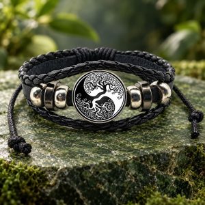 Bracelet Arbre de Vie Yin Yang