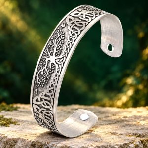 Bracelet Manchette Arbre de Vie Yggdrasil