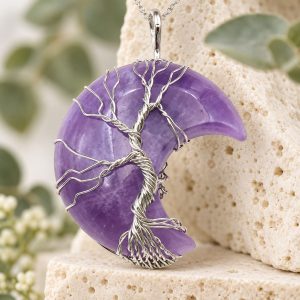 Collier Arbre de Vie Lune