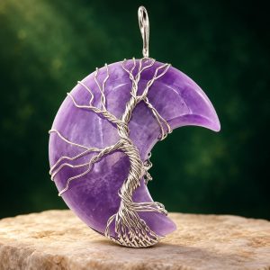 Collier Arbre de Vie Lune
