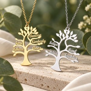 Collier Arbre de Vie Personnalisable - Maman