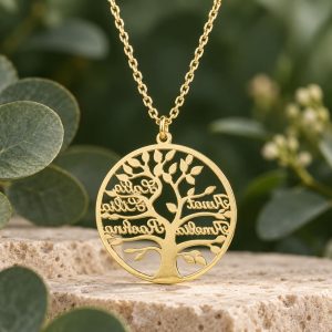 Collier Arbre de Vie Personnalisable - Prénoms