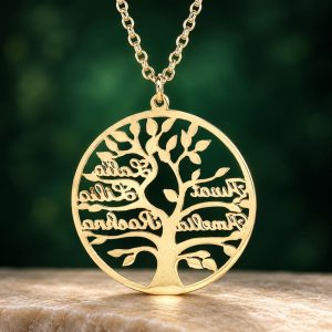 Collier Arbre de Vie Personnalisable - Prénoms