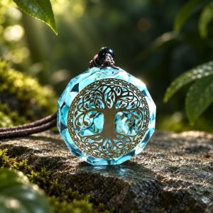 Collier Arbre de Vie Pierre Turquoise