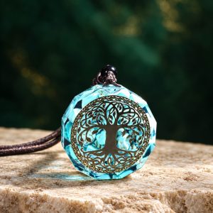 Collier Arbre de Vie Pierre Turquoise