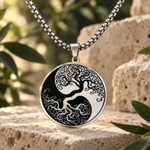 Collier Arbre de Vie Yin Yang