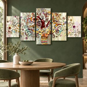 Peinture Klimt Arbre de Vie