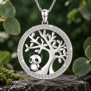 Pendentif Arbre de Vie Panda