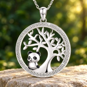 Pendentif Arbre de Vie Panda