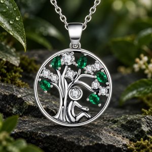 Pendentif Femme Argent Arbre de Vie
