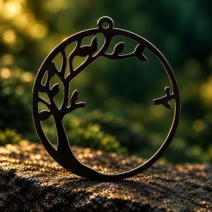 Porte Clé Arbre de Vie Personnalisé