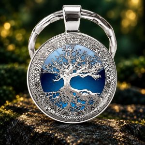 Porte-Clés Arbre de Vie Lumineux