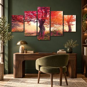 Tableau Arbre de Vie Automnal
