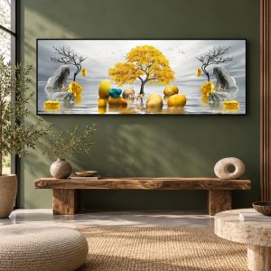 Tableau Arbre de Vie Doré
