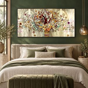 Tableau Moderne Arbre de Vie Klimt