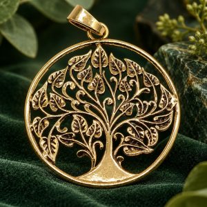Pendentif Arbre de Vie Feuillu