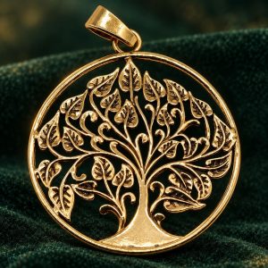 Pendentif Arbre de Vie Feuillu