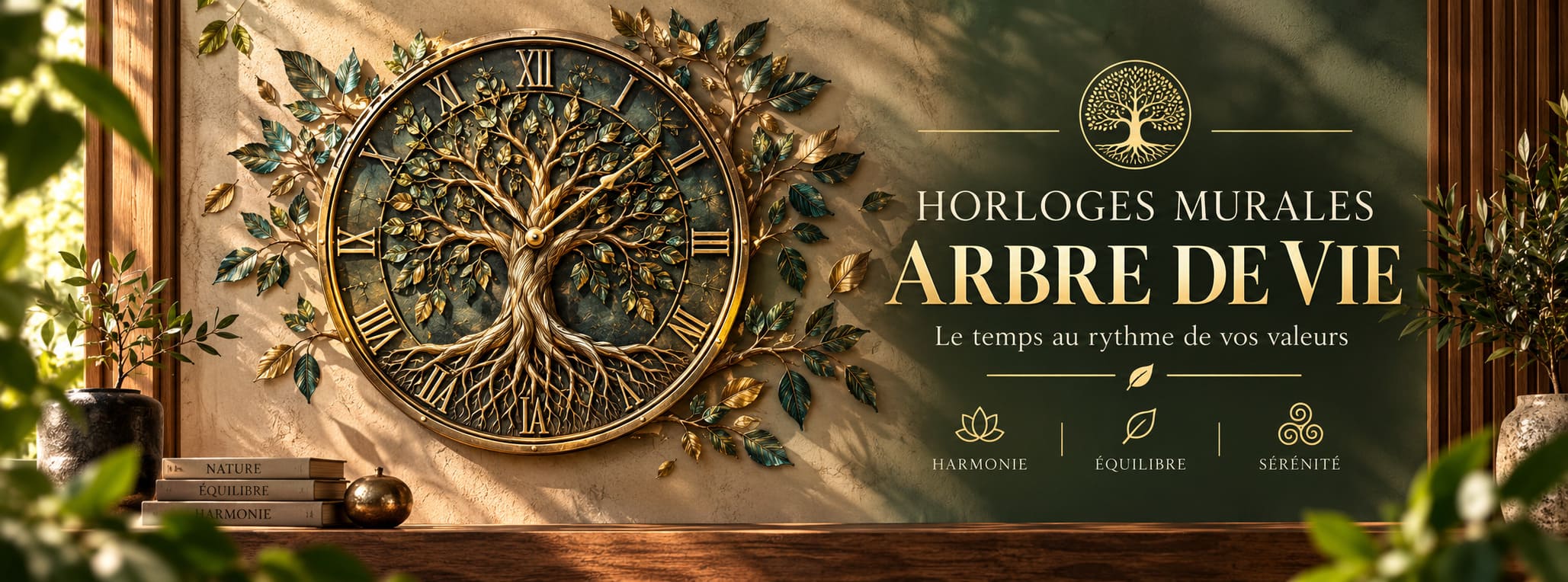 Horloges Murales Arbre de Vie
