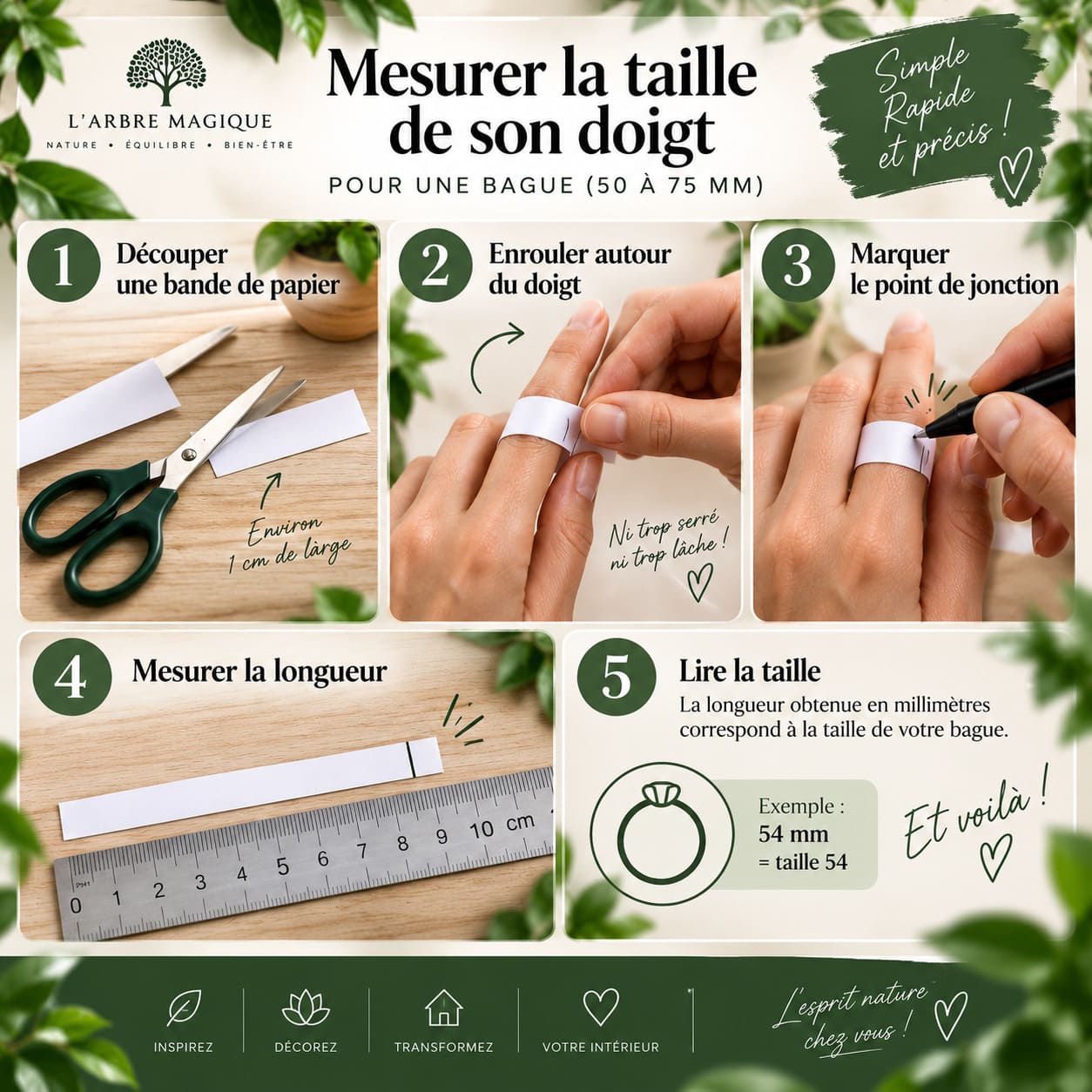 Guide naturel pour mesurer sa bague (1)