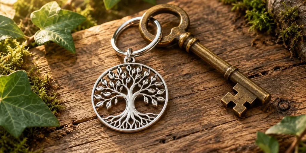 Porte-clés Arbre de Vie