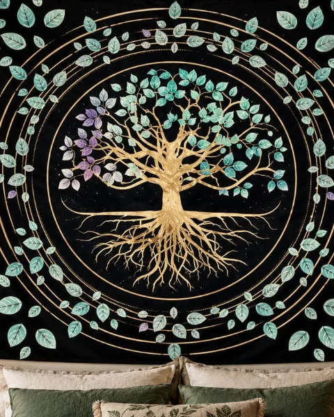 Tenture Murale Arbre de Vie